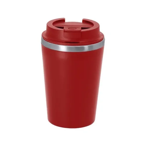 Vaso térmico Relanor personalizable con tapa hermética ref 22175 - Rojo
