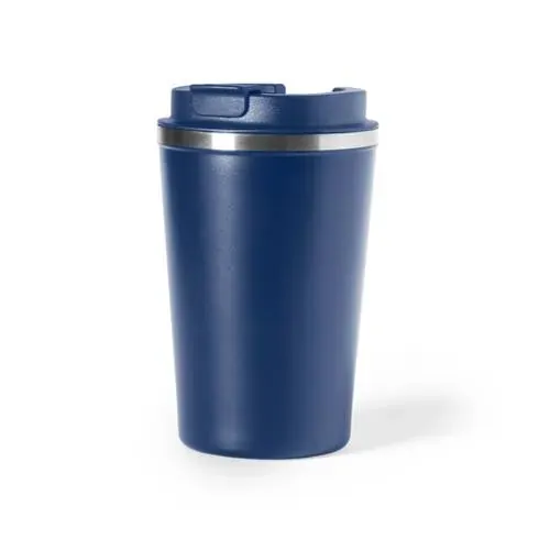Vaso térmico de acero inox con dosificador en tapa ref 1796 - Marino