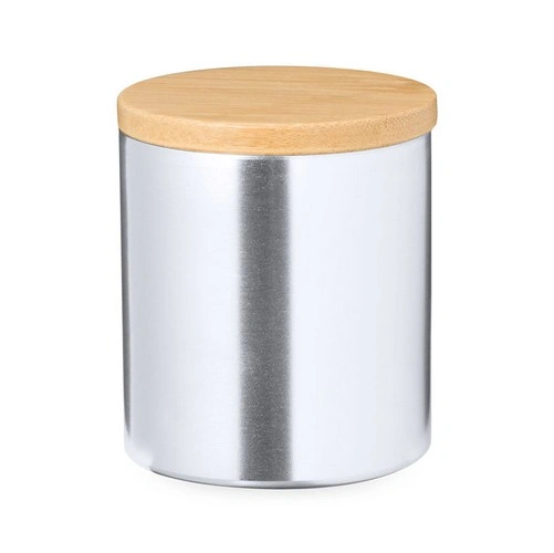 Vela aromática de vainilla en tarro de metal ref RU35