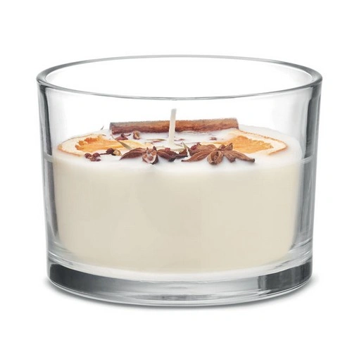 Vela de cera vegetal fragancia canela y cítricos ref MO2078