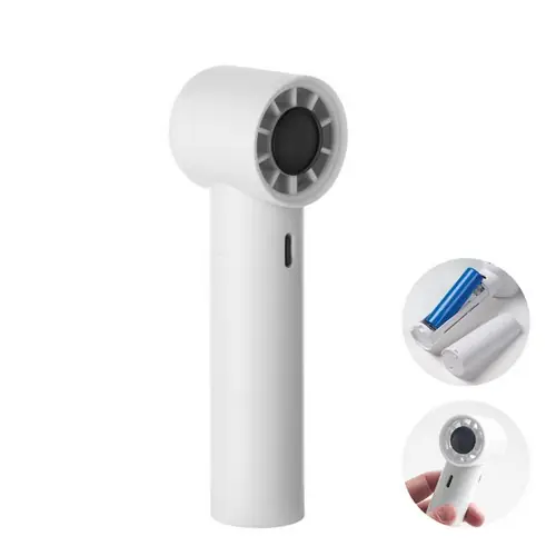 Ventilador mini de mano Glaci recargable y personalizable ref MO2780 - Blanco