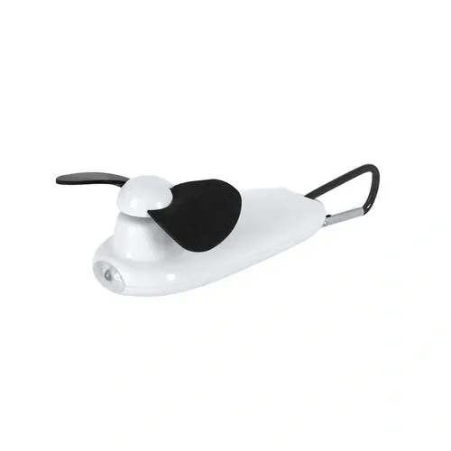 Ventilador Ticsy portátil con linterna y mosquetón ref 22252 - Negro