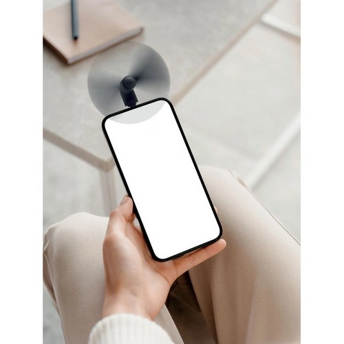 Ventilador portátil USB-C para smartphone con diseño ergonómico ref MO2282