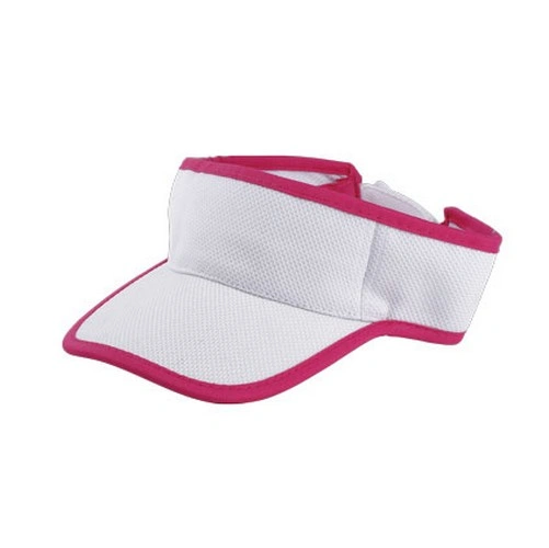 Visera deportiva blanca con ajuste velcro ref RO18