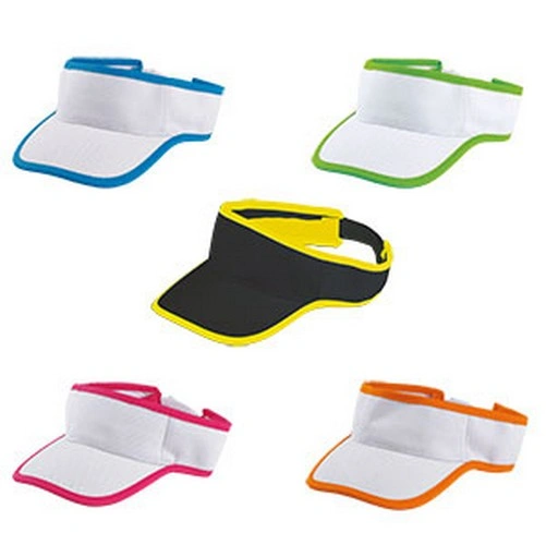 Visera deportiva blanca con ajuste velcro ref RO18