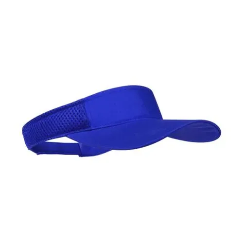 Visera de poliéster con cierre ajustable y paneles de redecilla ref 4900 - Azul