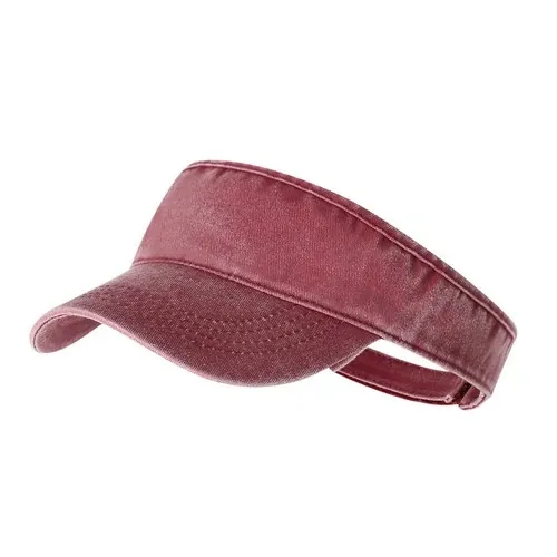 Visera Kilats personalizable de algodón suave y ajustable ref 22121 - Rojo