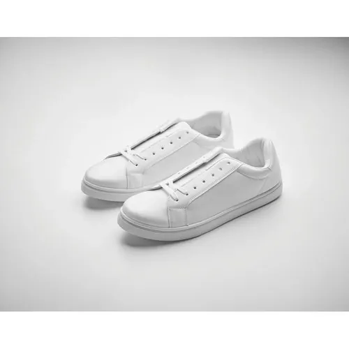Zapatillas ligeras de PU con suela de goma ref MO2042 - Item Detail Picture Blanco