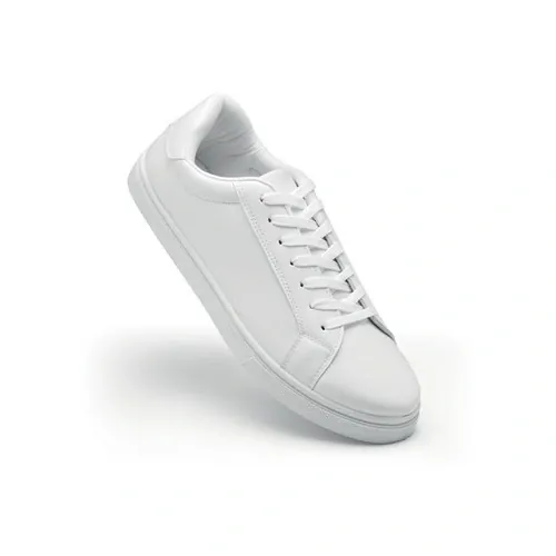 Zapatillas ligeras de PU con suela de goma ref MO2042 - Side Blanco