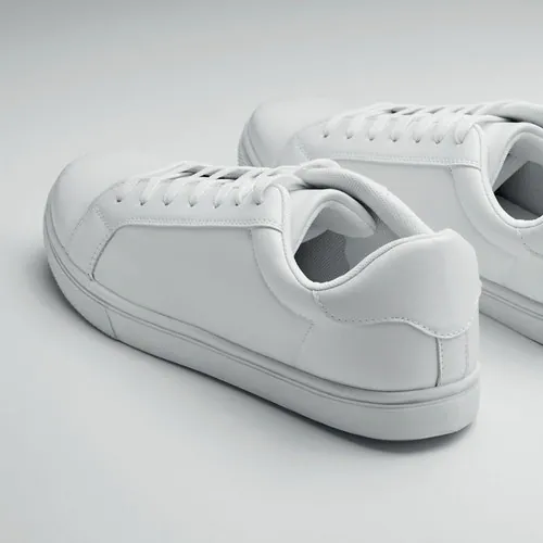 Zapatillas ligeras de PU con suela de goma ref MO2042 - Top Blanco
