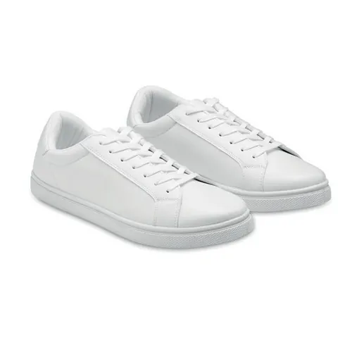 Zapatillas ligeras de PU con suela de goma ref MO2246 - Side Blanco