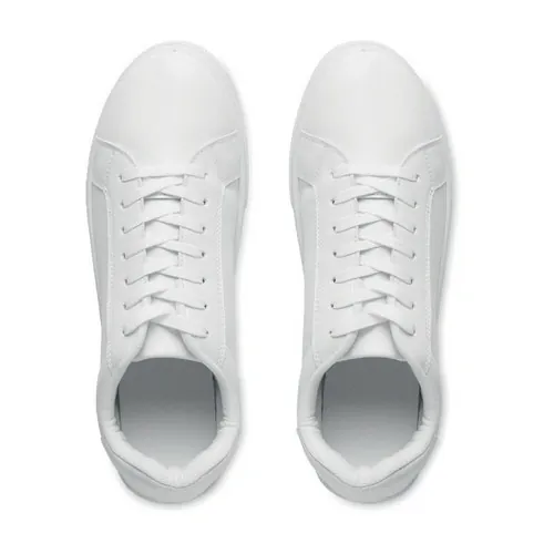 Zapatillas ligeras de PU con suela de goma ref MO2246 - Top Blanco