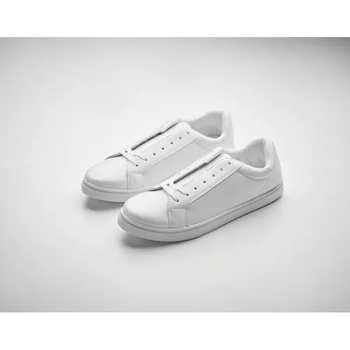 Zapatillas ligeras de PU con suela de goma ref MO2043 - Item Detail Picture Blanco