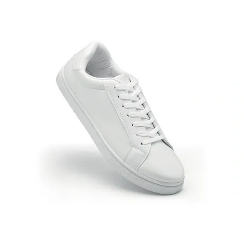 Zapatillas ligeras de PU con suela de goma ref MO2043 - Side Blanco