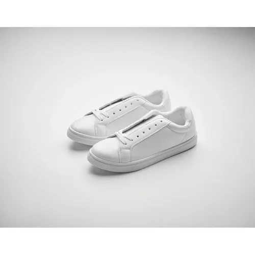 Zapatillas ligeras de PU con suela de goma ref MO2038 - Item Detail Picture Blanco
