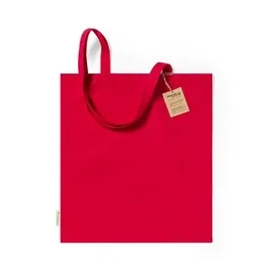 Bolsa de algodón orgánico con asas largas