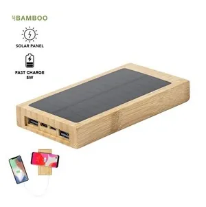 Batería nature 10000 mah con carga solar y inalámbrica