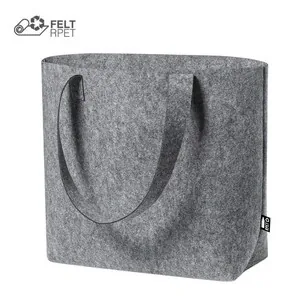 Bolsa nature de fieltro rpet reciclado y asas reforzadas