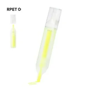 Marcador fluorescente de línea nature en rpet