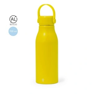 Bidón de aluminio reciclado 700 ml con asa integrada