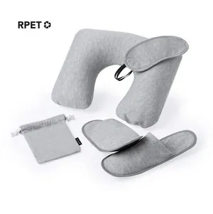 Set de viaje ergonómico con funda rpet