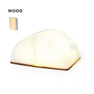 Lámpara portátil led con forma de libro recargable