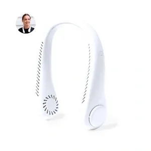 Ventilador portátil de cuello recargable con 3 velocidades