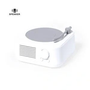 Altavoz bluetooth® tocadiscos compacto con función manos libres