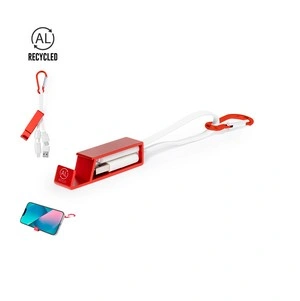 Cable cargador multifunción aluminio reciclado portátil