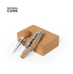 Set de vinos con accesorios de acero inox