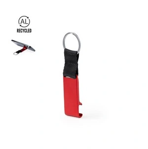 Llavero soporte en aluminio reciclado para smartphone