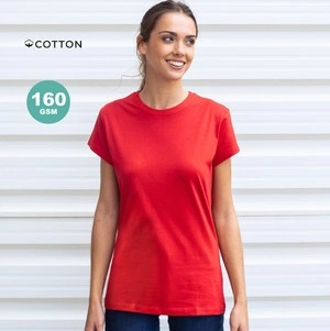 Camiseta de mujer de algodón suave y moderna