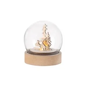Bola iluminada navideña con diseño original