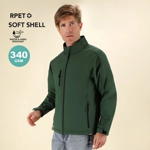 Chaqueta soft shell rpet impermeable y transpirable