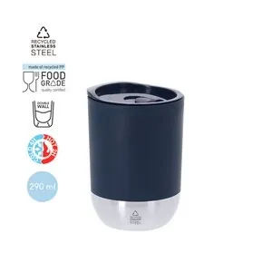 Vaso térmico reciclado con tapa dosificadora