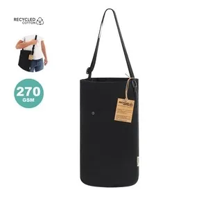 Bolsa cilíndrica de canvas reciclado gran capacidad