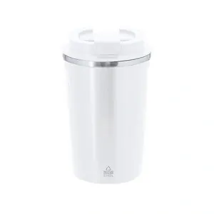 Vaso térmico de acero reciclado con dosificador fácil