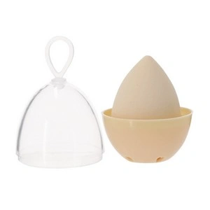 Esponja de maquillaje suave con estuche ventilado