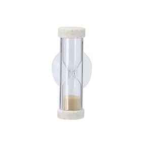 Reloj de arena 2 minutos con ventosa y caña de trigo