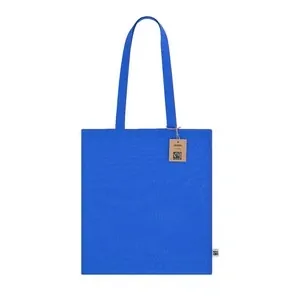 Bolsa de algodón fairtrade con asas largas y resistente