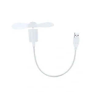 Ventilador flexible con conexión tipo c y usb