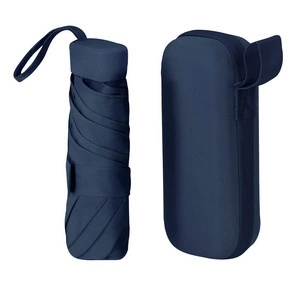 Paraguas plegable antiviento compacto con funda