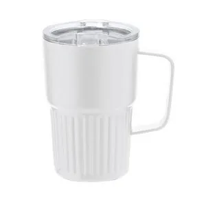 Taza térmica de acero reciclado con tapa dosificadora