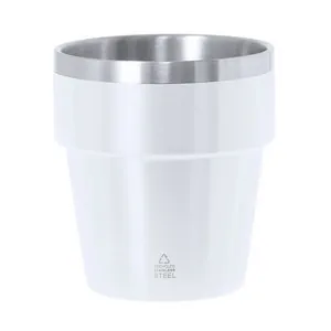 Vaso térmico de acero reciclado con doble pared