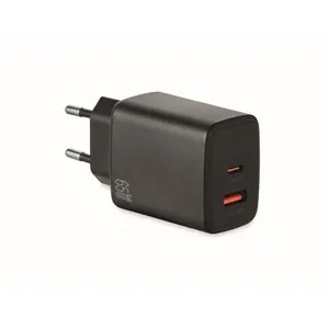 Adaptador pared ue de 2 polos con carga rápida 65 w