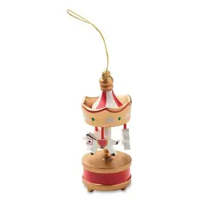 Adorno carrusel de madera whirl personalizable