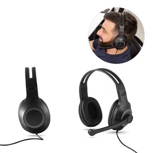 Auriculares ajustables con micrófono y control de sonido