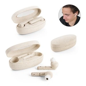 Auriculares inalámbricos de paja de trigo con bt 50