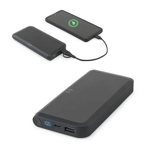 Power bank inalámbrico 15w con pantalla led