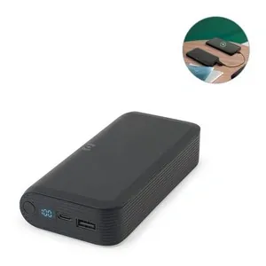 Power bank inalámbrico 15w con pantalla led